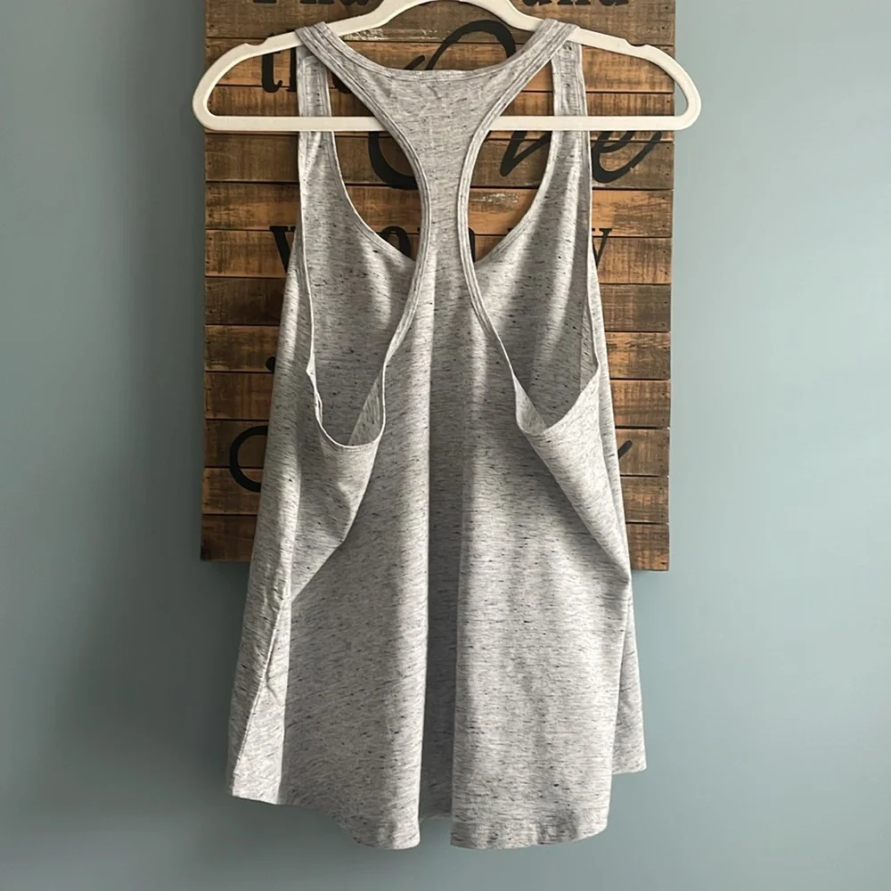 ZYIA Active 🌙 heathered ash gray racerback tank 🌙 - Picture 2 of 4